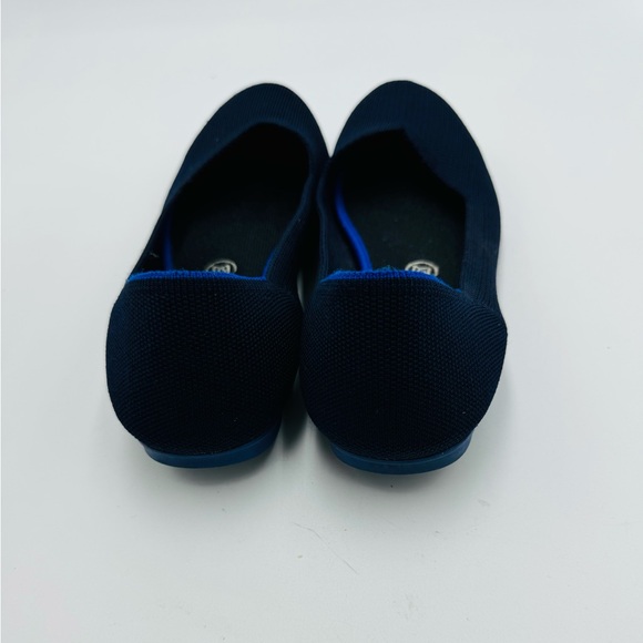 Rothy’s Navy Blue Round Toe Ballet Flats The Flat - Picture 5 of 9